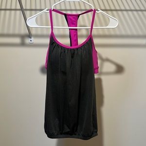 Express Built-In Sports Bra Workout Top